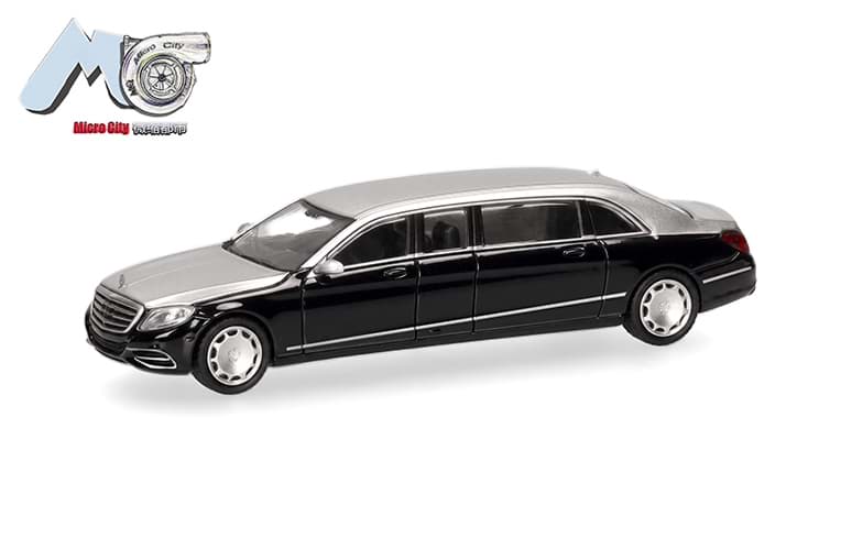 Picture of Vorbestellung Mercedes-Benz S600 Pullmann, schwarz/silber (black/silver)  (NH01/02.2027)