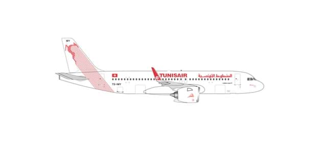 Bild von Vorbestellung Tunisair Airbus A320neo (1:500) (NH11/12.2026)