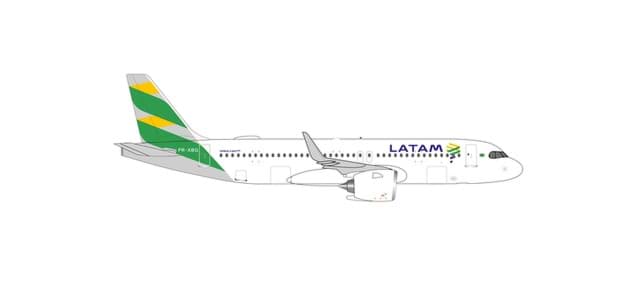 Bild von Vorbestellung LATAM Airlines Brasil Airbus A320neo - Brazil Flag livery (1:500)  (NH11/12.2026)