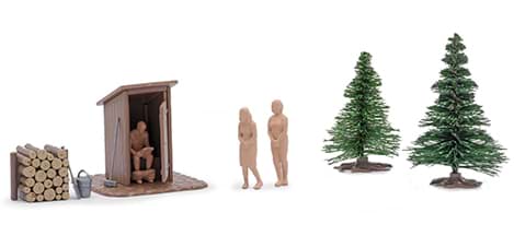 Bild von Vorbestellung Pannen am Toilettenhaus -1:87- ***Busch News  03 2026***