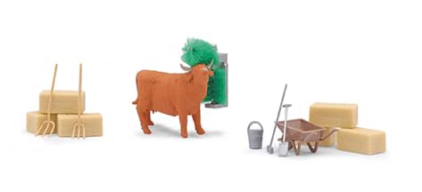 Bild von Vorbestellung Wellness für Kühe ***Action Set*** -1:87- ***Busch News  03 2026***