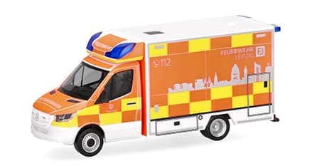 Bild von Feuerwehr Leipzig RTW MB Sprinter `18 -Sondermodell Herpa-