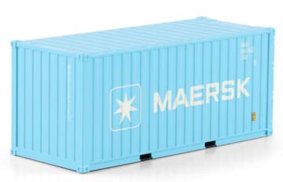 Bild von Vorbestellung Maersk, 20ft. Container (blau) (DK) (Metall 1:50)