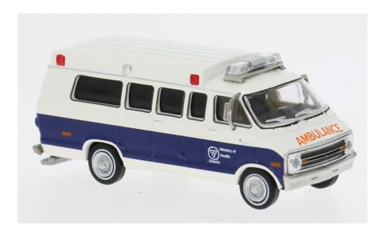 Bild von Vorbestellung Ambulance Ontario Dodge B200 , blau/weiß (CAN) *** Neuheiten Novemberber 2026 ***