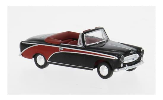 Bild von Vorbestellung Peugeot 403 Cabrio deluxe in schwarz/rot *** Neuheiten Novemberber 2026 ***