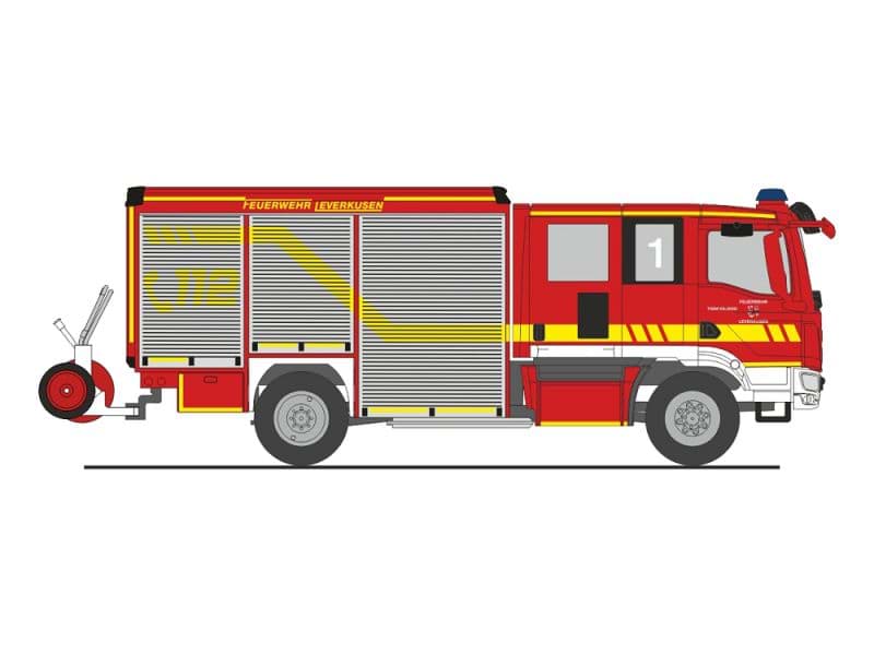Picture of Vorbestellung Feuerwehr Leverkusen, Schlingmann Varus MAN HLF  ***Neuheiten 11-12-2026***