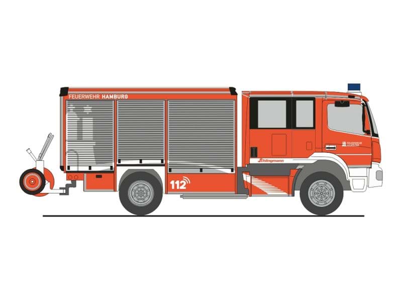 Picture of Vorbestellung Feuerwehr Hamburg neutral, Schlingmann Varus MB HLF  ***Neuheiten 11-12-2026***