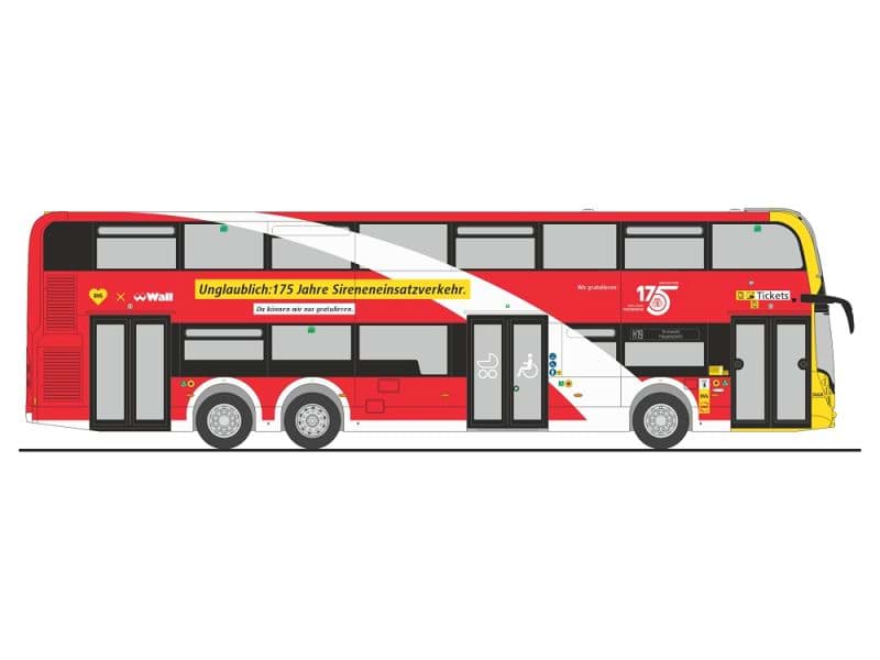 Picture of Vorbestellung BVG "175 Jahre Feuerwehr Berlin", Alexander Dennis Enviro500  ***Neuheiten 11-12-2026***